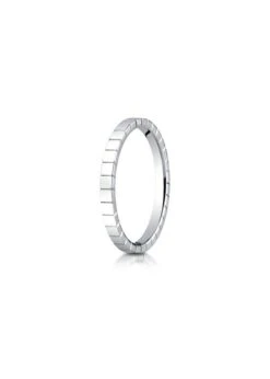 14kW 2mm Thin Full Facets Ring - Size 7