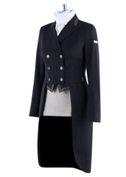 Animo Labay Dressage Shadbelly Coat With Swarovski Details On Collar & Points