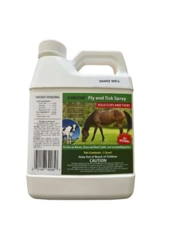 Arkion All Natural Fly & Tick Spray Concentrate - Quart, Makes 8-10 Bottles