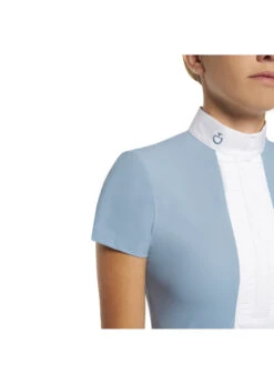 CAA033  Cavalleria Toscana Junior Pleated Jersey Competition Shirt -Equestrian Supply Store cavalleria toscana caa033 cavalleria toscana junio 3