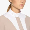 CAD212. Cavalleria Toscana Women's Jersey L/S Competition Shirt W/Poplin Bib 1 CAD212. Cavalleria Toscana Women's Jersey L/S Competition Shirt W/Poplin Bib -Equestrian Supply Store cavalleria toscana cad212 cavalleria toscana women