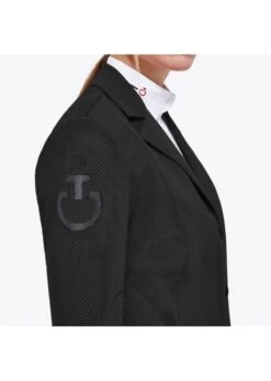 GGD040 Cavalleria Toscana Revolution Perforated Light Tech Knit Zip Riding Jacket -Equestrian Supply Store cavalleria toscana ggd040 cavalleria toscana revol 4