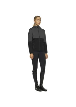 GID248 Cavalleria Toscana Women’s Jersey Bonded Wool Knit Hooded Softshell Jacket -Equestrian Supply Store cavalleria toscana gid248 cavalleria toscana women 5