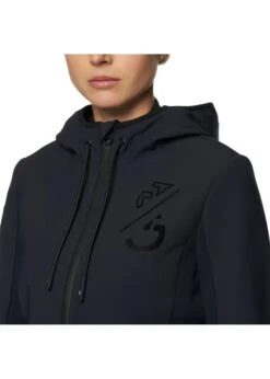 GID253 Cavalleria Toscana CT Team Hooded Softshell Zip Jacket -Equestrian Supply Store cavalleria toscana gid253 cavalleria toscana ct te 2