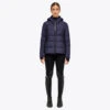 GID267 Cavalleria Toscana Matte Jersey Quilted Hooded Puffer Jacket -Equestrian Supply Store cavalleria toscana gid267 cavalleria toscana matte