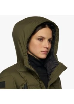 GID267 Cavalleria Toscana Matte Jersey Quilted Hooded Puffer Jacket -Equestrian Supply Store cavalleria toscana gid267 cavalleria toscana matte 7