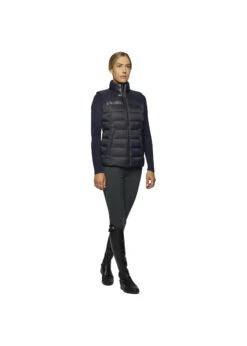 GLD247 Cavalleria Toscana Women’s Shiny/Matte Nylon Puffer Vest 18 GLD247 Cavalleria Toscana Women’s Shiny/Matte Nylon Puffer Vest -Equestrian Supply Store cavalleria toscana gld247 cavalleria toscana women 7