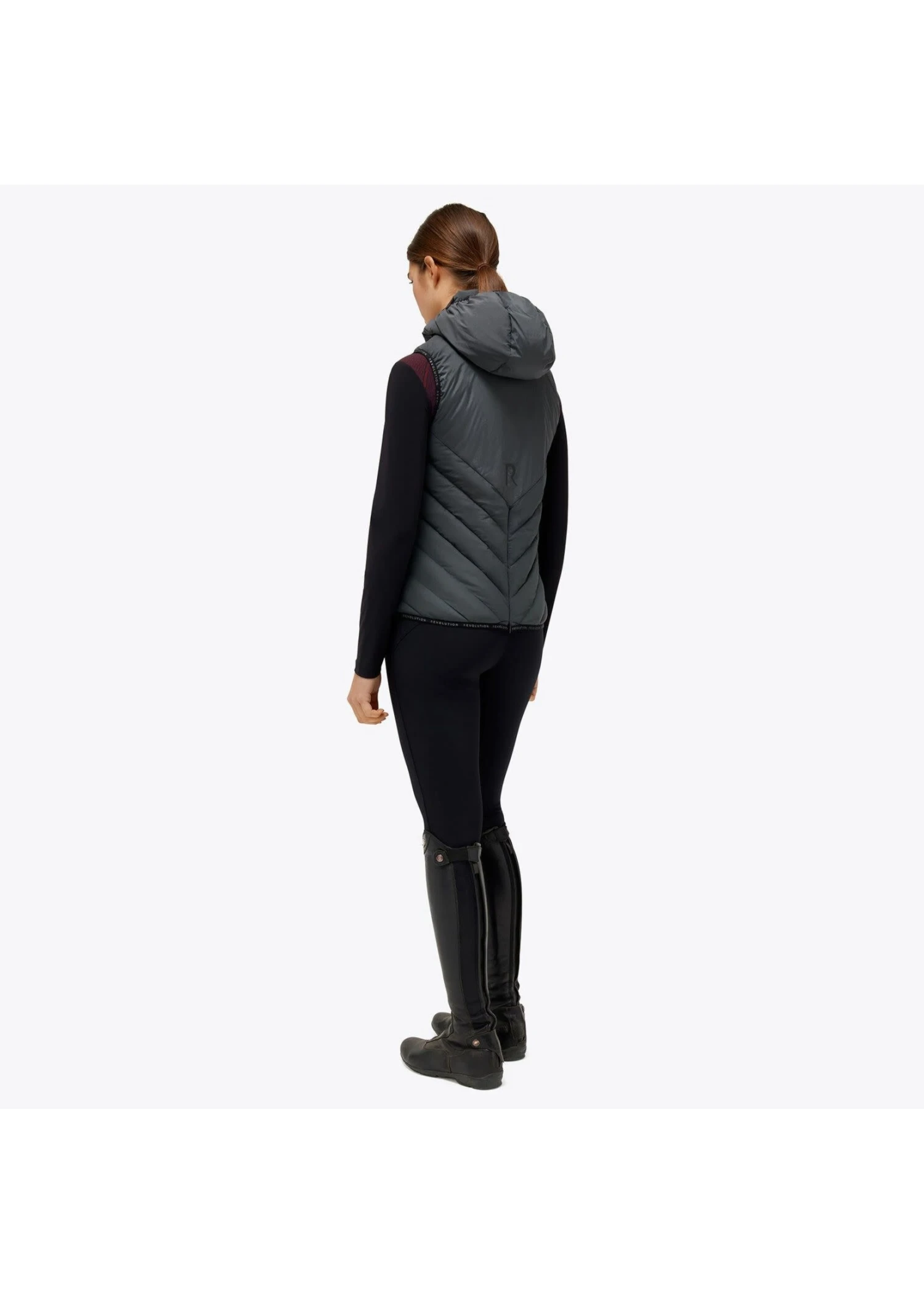 GLD272 Cavalleria Toscana Gilet W/ Detachable Hood And Laser Cut Logo 4 GLD272 Cavalleria Toscana Gilet W/ Detachable Hood And Laser Cut Logo - Image 2