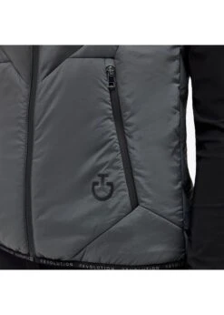 GLD272 Cavalleria Toscana Gilet W/ Detachable Hood And Laser Cut Logo 11 GLD272 Cavalleria Toscana Gilet W/ Detachable Hood And Laser Cut Logo -Equestrian Supply Store cavalleria toscana gld272 cavalleria toscana gilet 4