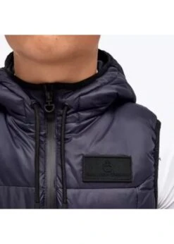 GLK021 Cavalleria Toscana Junior Synthetic Down Hooded Zip Puffer Vest -Equestrian Supply Store cavalleria toscana glk021 cavalleria toscana junio 3