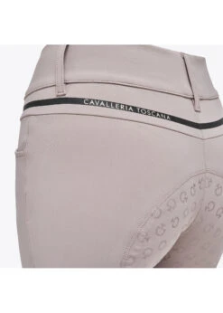 PAD180 Cavalleria Toscana Womens Silicone Print CT Logo Full Grip Breeches -Equestrian Supply Store cavalleria toscana pad180 cavalleria toscana women 2