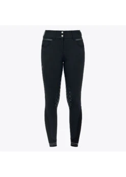 PAD180 Cavalleria Toscana Womens Silicone Print CT Logo Full Grip Breeches -Equestrian Supply Store cavalleria toscana pad180 cavalleria toscana women 7
