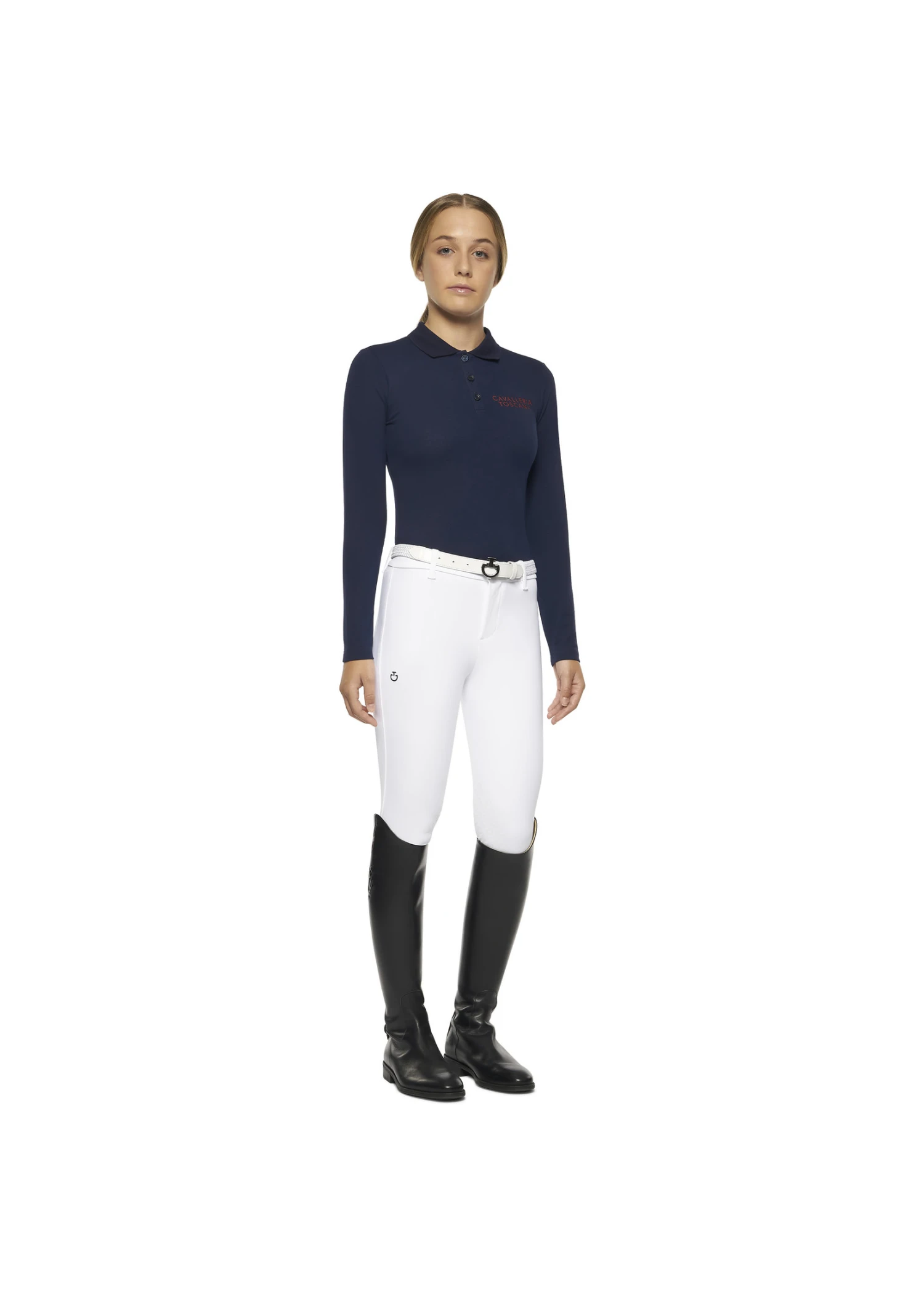 POA064 Cavalleria Toscana Cotton Piqué Rugby 4 POA064 Cavalleria Toscana Cotton Piqué Rugby - Image 2