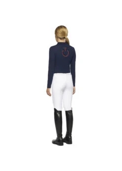 POA064 Cavalleria Toscana Cotton Piqué Rugby 9 POA064 Cavalleria Toscana Cotton Piqué Rugby -Equestrian Supply Store cavalleria toscana poa064 cavalleria toscana cotto 2
