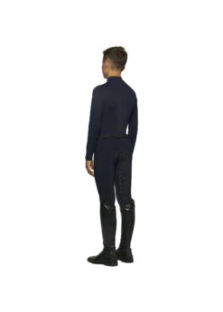 POO066 Cavalleria Toscana 3D Print Jersey Fleece Half Zip Turtleneck -Equestrian Supply Store cavalleria toscana poo066 cavalleria toscana 3d pr 2