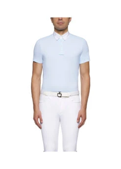 POU248 Cavalleria Toscana Men’s Tech Piquet Competition Polo