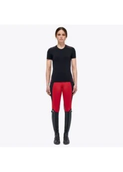TSD065 Cavalleria Toscana Revolution Red Label Tech Knit S/S T-Shirt