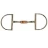 Coronet Hunter Dee W/ Copper Oval Link Bit, 5” -Equestrian Supply Store coronet hunter dee w copper oval link bit 5