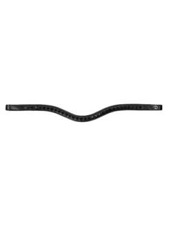 B144 *Special Order Dy'On Dressage Bridle W/ Medium Padded Crank Matt Black Noseband And Flash, Hook/ Std Cheekpieces, Stainless Hardware And Special Order V Shape Black Swarovski Browband -Equestrian Supply Store dyon b144 special order dyon dressage bridle w med 1