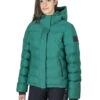 Equiline Cagec Women's Hooded Eco-Duvet Puffer Jacket 2 Equiline Cagec Women's Hooded Eco-Duvet Puffer Jacket -Equestrian Supply Store equiline equiline cagec womens hooded eco duvet pu