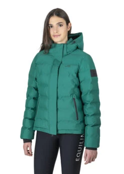 Equiline Cagec Women's Hooded Eco-Duvet Puffer Jacket