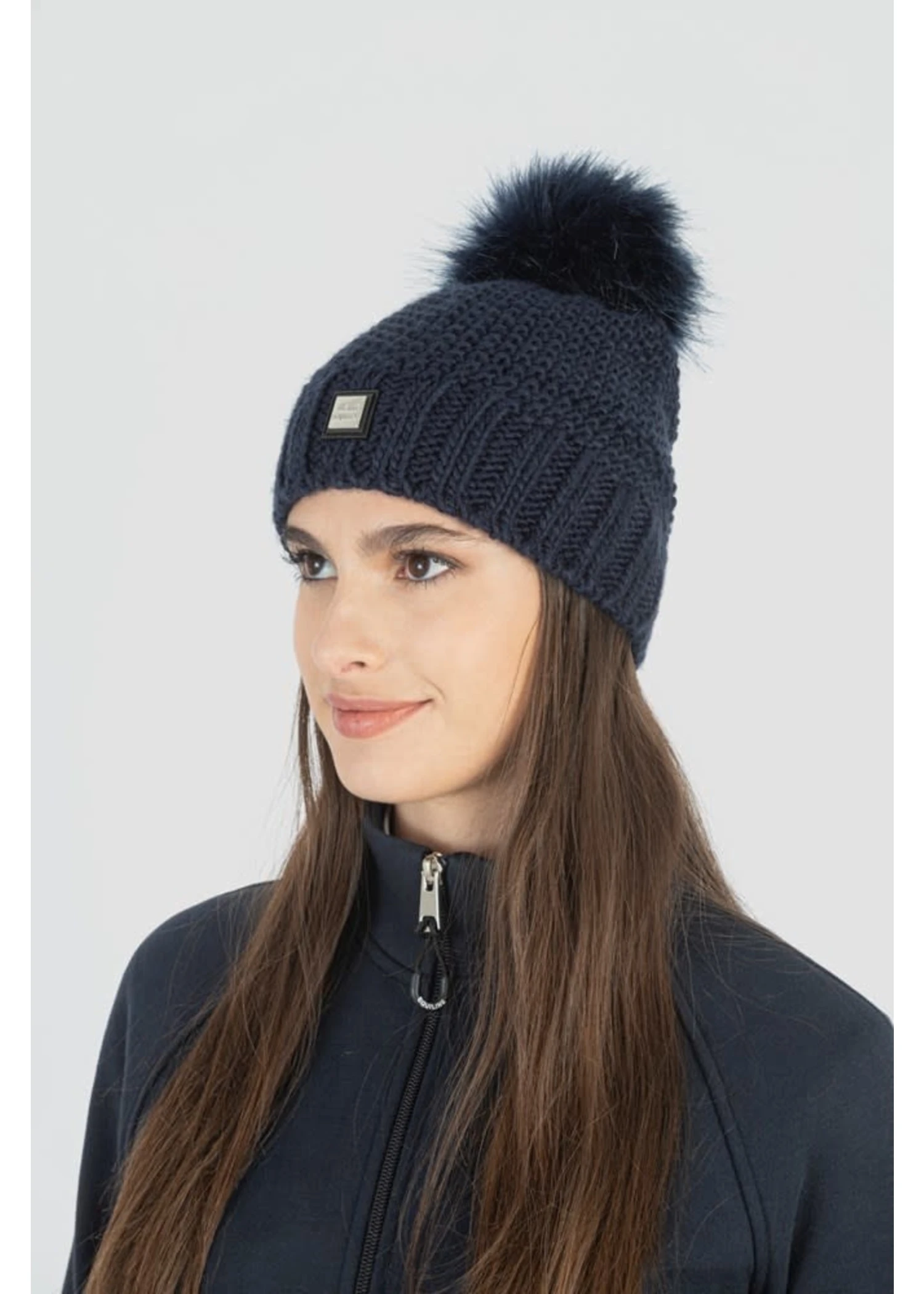 Equiline Cedic Knit Hat W/Pom 4 Equiline Cedic Knit Hat W/Pom - Image 2