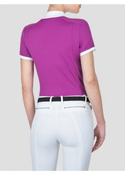 Equiline Cyanc Women's Stretch Show Shirt -Equestrian Supply Store equiline equiline cyanc womens stretch show shirt 2