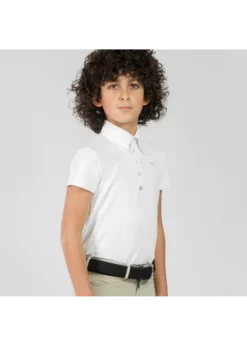 For Horses Toby Boys Short Sleeve Show Shirt