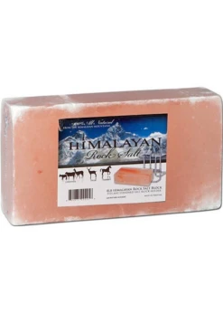 Hilton Herbs Himalayan Rock Salt Brick - Minerals And Trace Elements 4.4 LBS