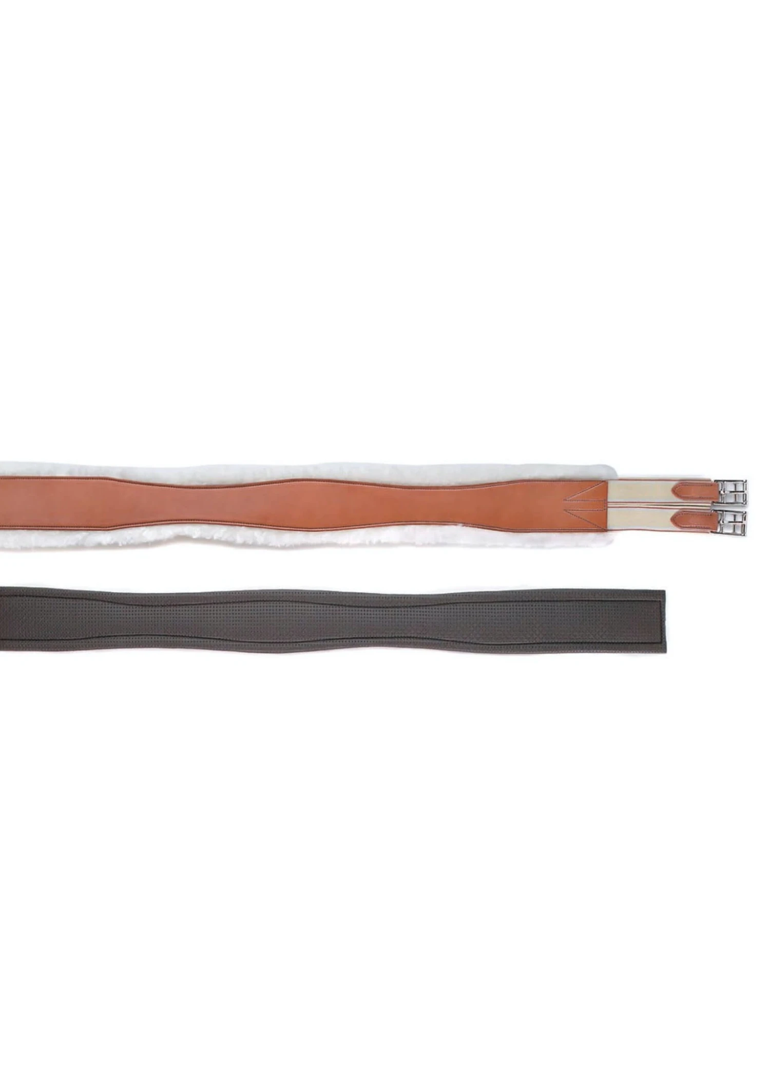 Horse Fare Leather Split End Girth - Removable Sheepskin 3 Horse Fare Leather Split End Girth - Removable Sheepskin