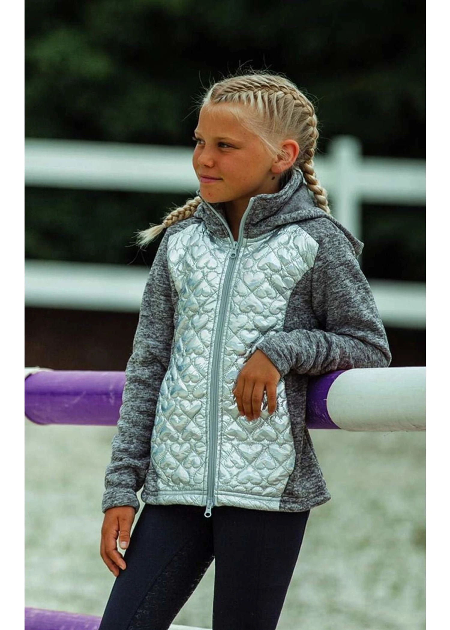 Horze Ariana Kid’s Hybrid Jacket 3 Horze Ariana Kid’s Hybrid Jacket
