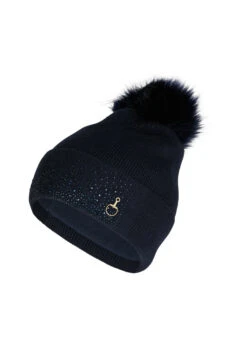 Horze Leona Women's Knitted Hat W/ Crystals -Equestrian Supply Store horze leona womens knitted hat w crystals 2