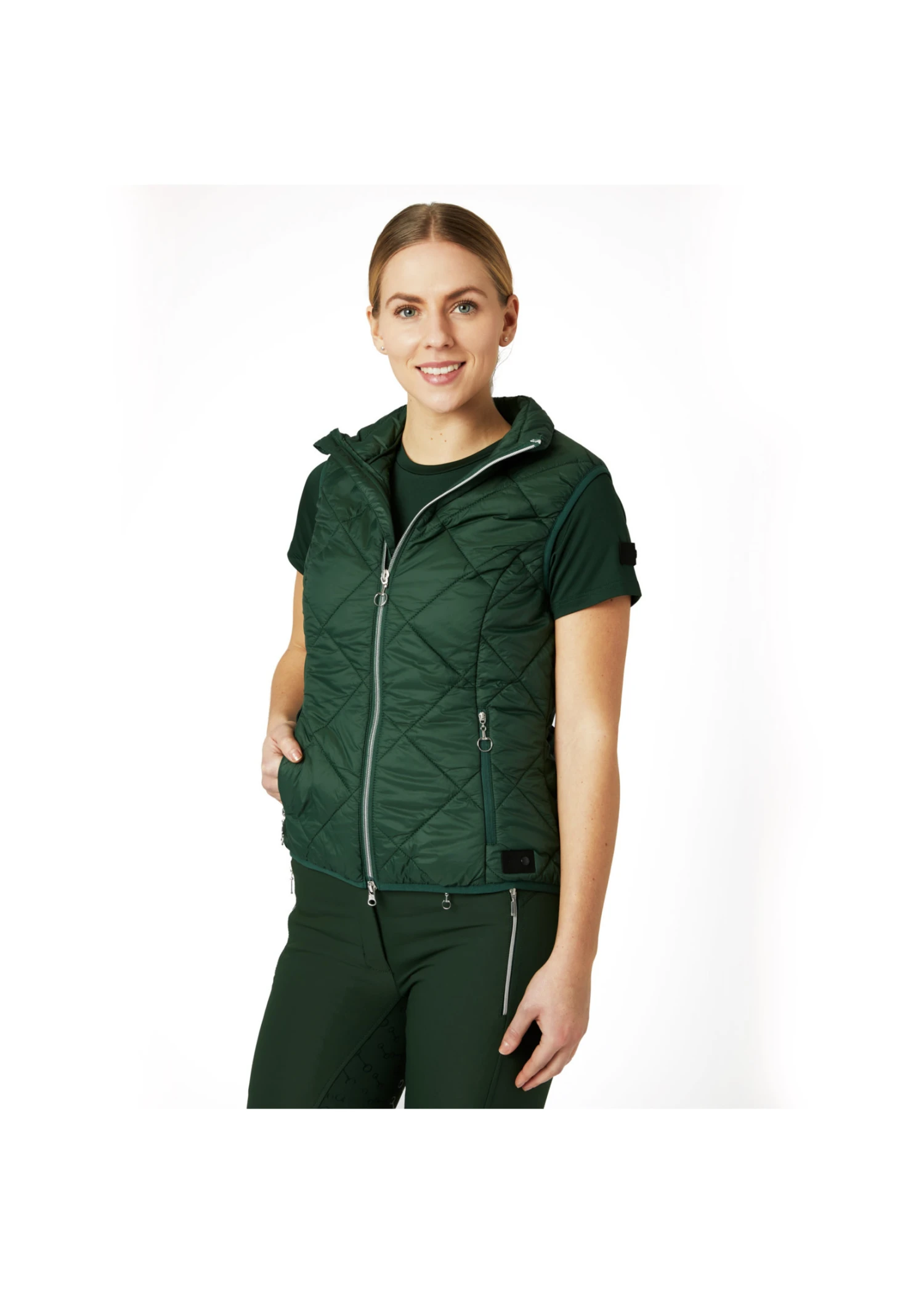 Horze Women's Martina Lightweight Padded Vest 3 Horze Women's Martina Lightweight Padded Vest