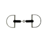 Hunter Dee W/ Rubber Mouth, 4 3/4” -Equestrian Supply Store hunter dee w rubber mouth 4 3 4