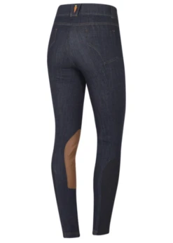 Kerrits Kids Stretch Denim Knee Patch Breech -Equestrian Supply Store kerrits kids stretch denim knee patch breech 3