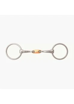 Korsteel Stainless Steel Copper Oval Link Loose Ring Snaffle