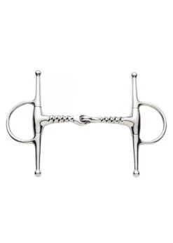 Korsteel Stainless Steel Corkscrew Mouth Full Cheek Snaffle