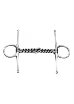 Korsteel Stainless Steel Double Twisted Wire Full Cheek Snaffle -Equestrian Supply Store korsteel stainless steel double twisted wire full 1