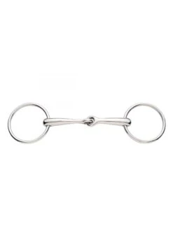 Korsteel Stainless Steel Jointed Loose Ring Snaffle -Equestrian Supply Store korsteel stainless steel jointed loose ring snaffl 2