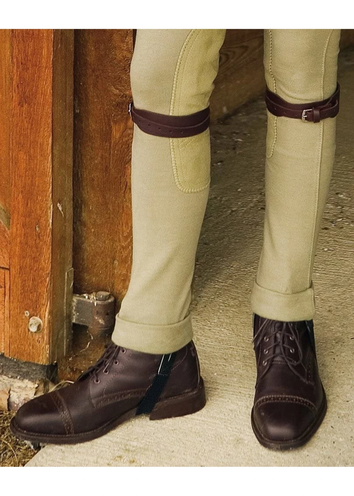 Leather Jodhpur Garter Straps 3 Leather Jodhpur Garter Straps