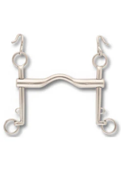 Lorenzini Short Fixed Cheek Weymouth Bit-Low Port