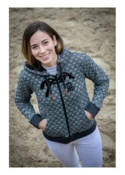 Penelope Rosy Hooded Zip Sweatshirt -Equestrian Supply Store penelope rosy hooded zip sweatshirt 7