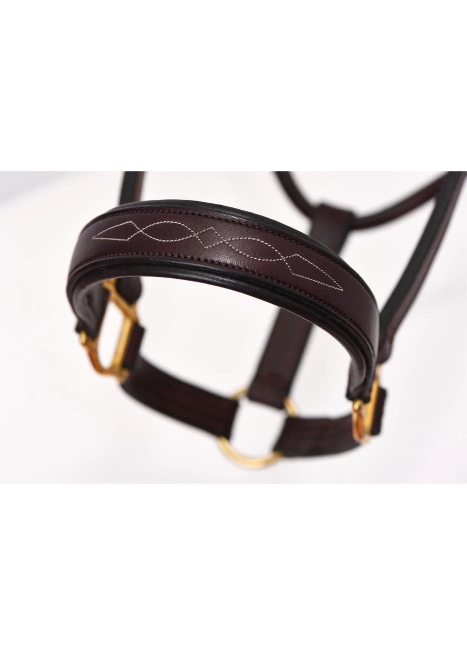 Perri’s Fancy Stitched Horse Leather Halter 4 Perri’s Fancy Stitched Horse Leather Halter - Image 2