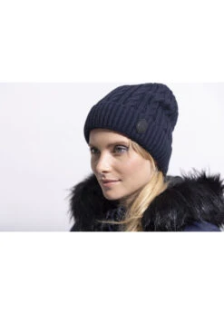 Samshield Mira Women's Beanie W/ Faux Fur Pom Pom & Polar Fleece Lining