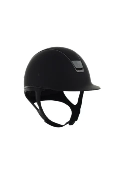 Samshield ShadowMatt Helmet W/5 Front Swarovski Crystals W/Titanium Trim, Sold As A Kit With Coordinating Liner (sold Separately).