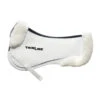 Thin Line Trifecta Cotton Half Pad With Sheepskin Rolls - Mesh Spine -Equestrian Supply Store thin line thin line trifecta cotton half pad with