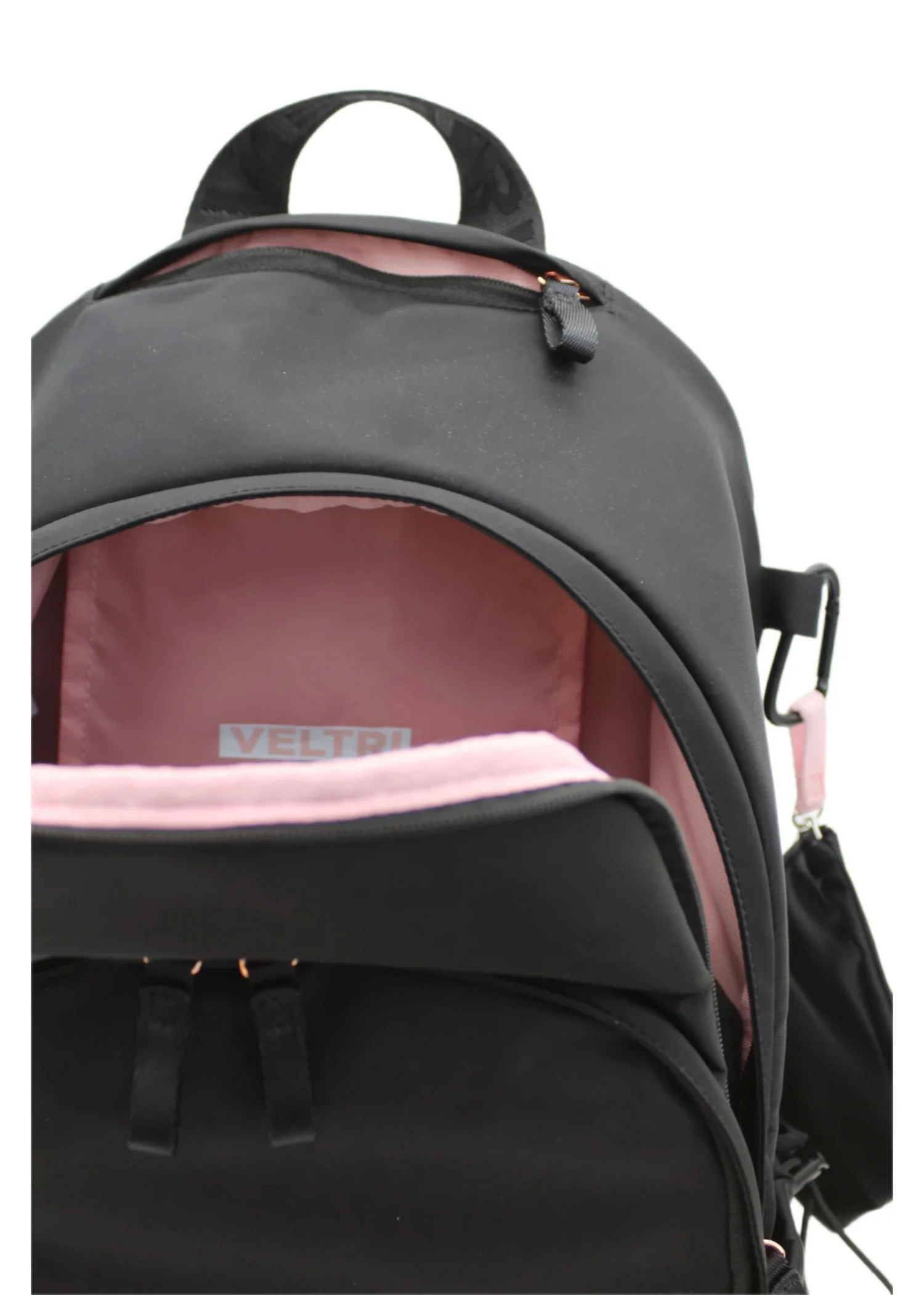 Veltri Delaire Rose Gold Backpack W/ Motifs: 3 Veltri Delaire Rose Gold Backpack W/ Motifs: